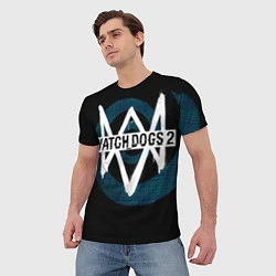 Футболка мужская Watch Dogs 2, цвет: 3D-принт — фото 2
