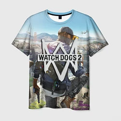 Футболка мужская Watch Dogs 2, цвет: 3D-принт