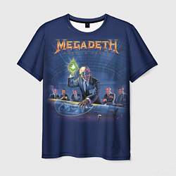 Футболка мужская Megadeth: Rust In Peace цвета 3D-принт — фото 1
