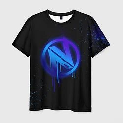 Футболка мужская EnVyUs: Black collection, цвет: 3D-принт