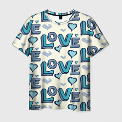 Футболка мужская Love Pattern, цвет: 3D-принт