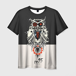 Футболка мужская TDD Owl 95, цвет: 3D-принт