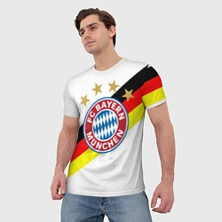 Футболка мужская FC Bayern: Germany, цвет: 3D-принт — фото 2