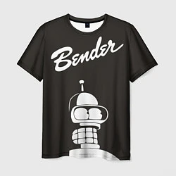 Футболка мужская Bender Retro, цвет: 3D-принт