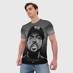 Футболка мужская Ice Cube: Gangsta, цвет: 3D-принт — фото 2