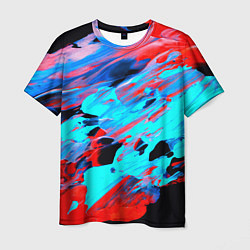 Футболка мужская Краски лета, цвет: 3D-принт