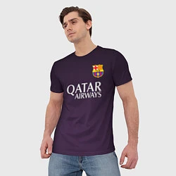 Футболка мужская Barcelona FC: Violet, цвет: 3D-принт — фото 2
