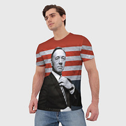 Футболка мужская Kevin Spacey patriot, цвет: 3D-принт — фото 2