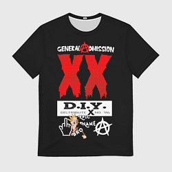 Футболка мужская General Admission: Punk Rock, цвет: 3D-принт