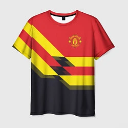 Футболка мужская Man UTD FC: Black style, цвет: 3D-принт