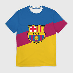 Футболка мужская FC Barcelona 2018 Colors, цвет: 3D-принт