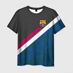 Футболка мужская FC Barcelona: Sport Camo, цвет: 3D-принт
