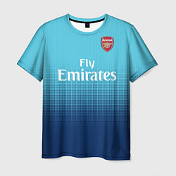 Футболка мужская Arsenal FC: Blue Away 17/18, цвет: 3D-принт