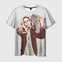 Футболка мужская Eminem: Street Music, цвет: 3D-принт