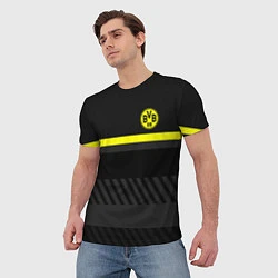 Футболка мужская FC Borussia 2018 Original #3, цвет: 3D-принт — фото 2