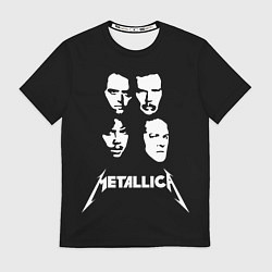 Футболка мужская Metallica - rock band, цвет: 3D-принт