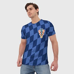Футболка мужская Сборная Хорватии, цвет: 3D-принт — фото 2