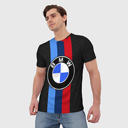Футболка мужская BMW SPORT, цвет: 3D-принт — фото 2