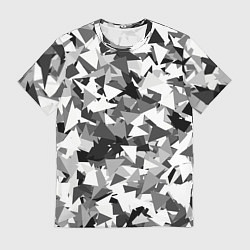 Мужская футболка Городской серый камуфляж