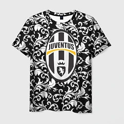 Футболка мужская FC Juventus: Floral Logo, цвет: 3D-принт