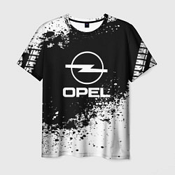 Футболка мужская Opel: Black Spray, цвет: 3D-принт
