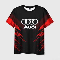 Футболка мужская Audi: Red Anger, цвет: 3D-принт