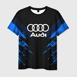 Футболка мужская Audi: Blue Anger, цвет: 3D-принт