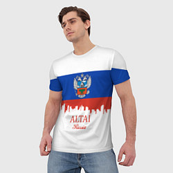 Футболка мужская Altai: Russia, цвет: 3D-принт — фото 2