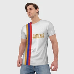Футболка мужская Armenia Line, цвет: 3D-принт — фото 2