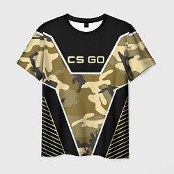 Футболка мужская CS:GO Khaki Camo, цвет: 3D-принт