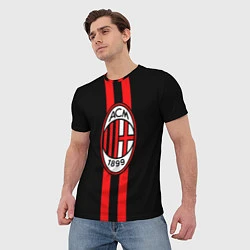 Футболка мужская AC Milan 1899, цвет: 3D-принт — фото 2