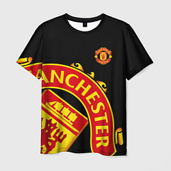 Футболка мужская FC Man United: Black Exclusive, цвет: 3D-принт