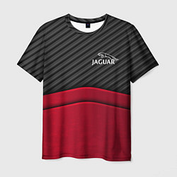 Футболка мужская Jaguar: Red Carbon, цвет: 3D-принт