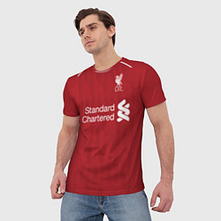 Футболка мужская FC Liverpool: Salah Home 18/19, цвет: 3D-принт — фото 2