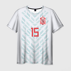 Футболка мужская Ramos Away WC 2018, цвет: 3D-принт