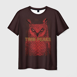 Футболка мужская Twin Peaks: Red Owl, цвет: 3D-принт