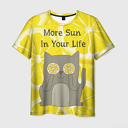 Футболка мужская More Sun In Your Life, цвет: 3D-принт