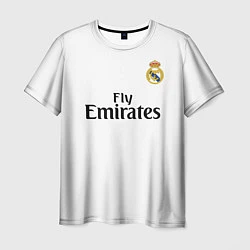 Футболка мужская FC Real Madrid: Ramos Home 18-19, цвет: 3D-принт