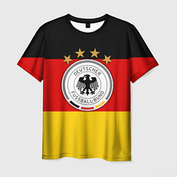 Футболка мужская Немецкий футбол, цвет: 3D-принт