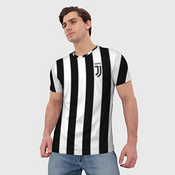 Футболка мужская FC Juventus, цвет: 3D-принт — фото 2