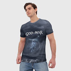 Футболка мужская God of War: Storm, цвет: 3D-принт — фото 2