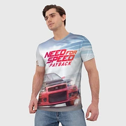 Футболка мужская Need for Speed: Payback, цвет: 3D-принт — фото 2