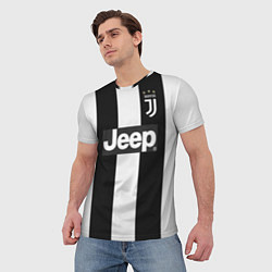 Футболка мужская FC Juventus: Home 18-19, цвет: 3D-принт — фото 2