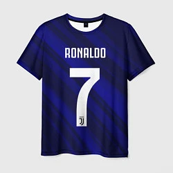 Футболка мужская Ronaldo 7: Blue Sport, цвет: 3D-принт