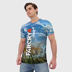 Футболка мужская Far Cry 4: Ice Mountains, цвет: 3D-принт — фото 2