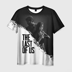 Футболка мужская The Last of Us: White & Black, цвет: 3D-принт