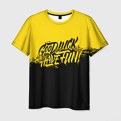 Футболка мужская GLHF: Yellow Style, цвет: 3D-принт