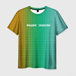 Футболка мужская Imagine Dragons: Evolve Grid, цвет: 3D-принт