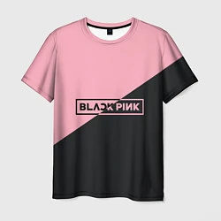 Футболка мужская Black Pink, цвет: 3D-принт