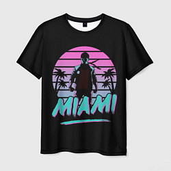 Футболка мужская Майами, цвет: 3D-принт